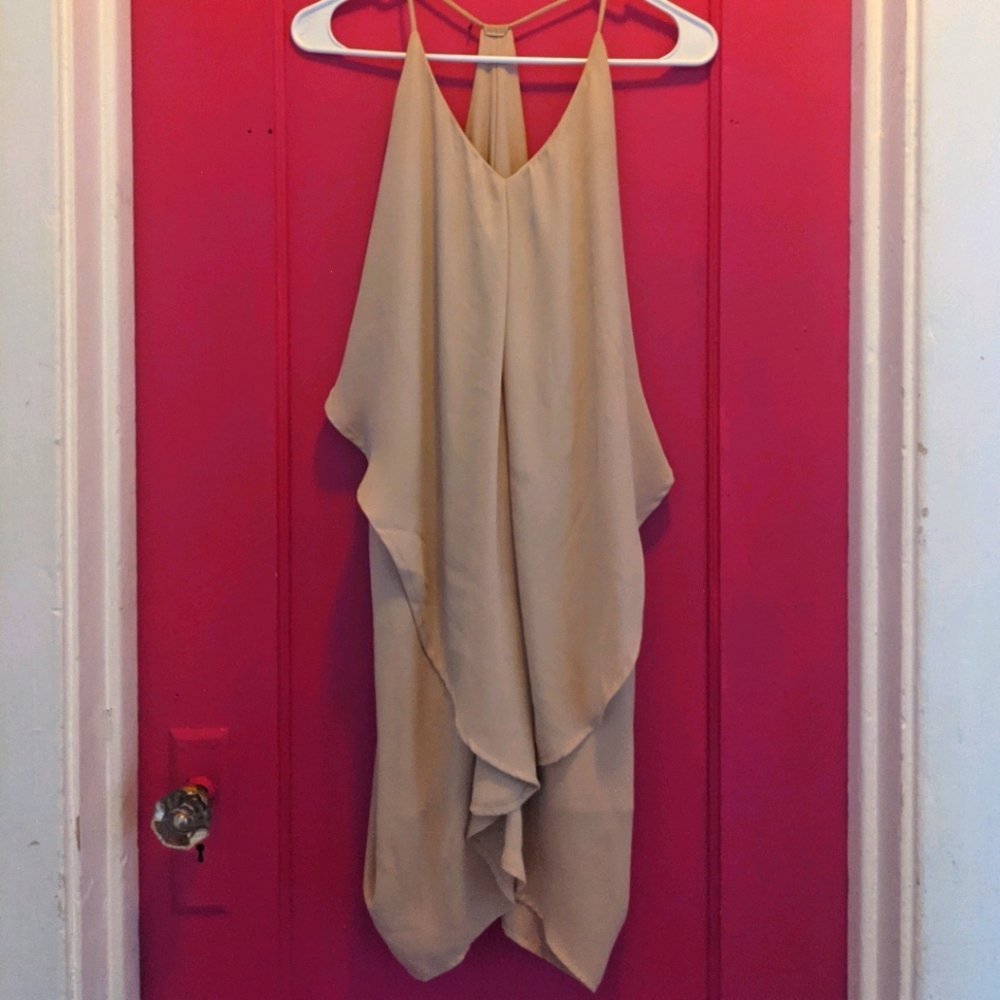 ADORABLE strappy cream colored dress